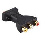 Gold-plated HDMI Male to 3 RCA Video Audio Adapter AV Component Converter for DVD Projector - 1