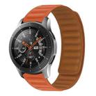 Silicone Magnetic Watch Band For Huawei Watch GT 3 46mm(Orange Red) - 1