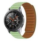 Silicone Magnetic Watch Band For Huawei Watch GT 3 46mm(Pine Flower Green) - 1