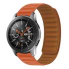 Silicone Magnetic Watch Band For Huawei Watch GT2 46mm,width:22mm(Orange Red) - 1