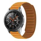 Silicone Magnetic Watch Band For Huawei Watch GT2 46mm,width:22mm(Orange Yellow) - 1