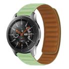 Silicone Magnetic Watch Band For Huawei Watch GT2 46mm,width:22mm(Pine Flower Green) - 1