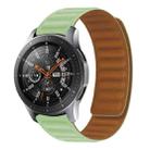 22mm Silicone Magnetic Watch Band For Huawei Watch GT2 Pro(Pine Flower Green) - 1