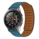 22mm Silicone Magnetic Watch Band For Honor Watch GS3 / Magic(Blue) - 1