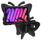 For iPad mini 6 Butterfly Bracket EVA Fall-proof Protective Case(Black) - 1