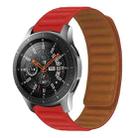 For Samsung Galaxy Gear S3 Silicone Magnetic Watch Band(Red) - 1