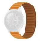For Samsung Galaxy Gear S3 Silicone Magnetic Watch Band(Orange Yellow) - 1