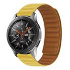 For Samsung Galaxy Gear S3 Silicone Magnetic Watch Band(Yellow) - 1