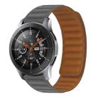 For Samsung Galaxy Gear S3 Silicone Magnetic Watch Band(Gray) - 1