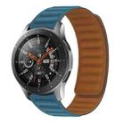 For Samsung Galaxy Gear S3 Silicone Magnetic Watch Band(Blue) - 1