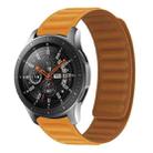 For Samsung Galaxy Gear 2 R380 Silicone Magnetic Watch Band(Orange Yellow) - 1