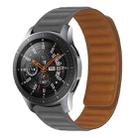 For Samsung Galaxy Gear 2 Neo R381 Silicone Magnetic Watch Band(Gray) - 1