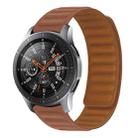 For Samsung Galaxy Live SM-R382 Silicone Magnetic Watch Band(Brown) - 1