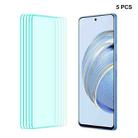For Huawei Nova 10 Youth 5pcs ENKAY Hat-Prince 0.26mm 9H 2.5D High Aluminum-silicon Tempered Glass Film - 1