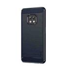 For Nokia XR20 MOFI Gentleness Series Brushed Texture Carbon Fiber Soft TPU Case(Blue) - 1