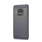 For Nokia XR20 MOFI Gentleness Series Brushed Texture Carbon Fiber Soft TPU Case(Gray) - 1