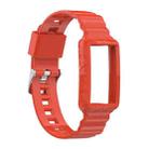 For Fitbit Charge 5 Silicone One Body Armor Watch Band(Orange) - 1