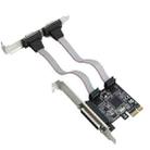 Printer Parallel Port Riser Card PCIe PCI-e Adapter - 1