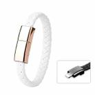 XJ-73 20cm USB to 8 Pin Bracelet Charging Data Cable(White) - 1