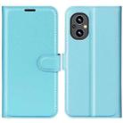 For OnePlus Nord N20 5G Litchi Texture Horizontal Flip Protective Case with Holder & Card Slots & Wallet(Blue) - 1