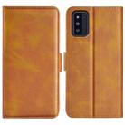 For OnePlus Nord N20 5G Dual-side Magnetic Buckle Horizontal Flip Leather Case with Holder & Card Slots & Wallet(Yellow) - 1