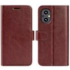 For OnePlus Nord N20 5G R64 Texture Single Horizontal Flip Phone Protective Case with Holder & Card Slots & Wallet& Photo Frame(Brown) - 1