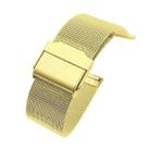 For Huawei Watch GT Runner Stainless Steel Milan Double Buckle Watch Band(Gold) - 1