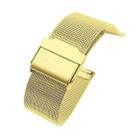 For Huawei Watch GT 2 Pro Stainless Steel Milan Double Buckle Watch Band(Gold) - 1