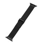 Milan Meta Watch Band For Apple Watch Series 8&7 41mm / SE 2&6&SE&5&4 40mm / 3&2&1 38mm(Black) - 1