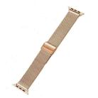 Milan Meta Watch Band For Apple Watch Ultra 49mm / Series 8&7 45mm / SE 2&6&SE&5&4 44mm / 3&2&1 42mm(Rose Gold) - 1