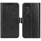 For Samsung Galaxy A13 4G R64 Texture Horizontal Flip Leather Case with Holder & Card Slots & Wallet & Photo Frame(Black) - 1