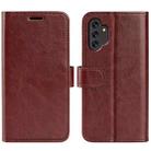 For Samsung Galaxy A13 4G R64 Texture Horizontal Flip Leather Case with Holder & Card Slots & Wallet & Photo Frame(Brown) - 1