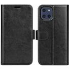 For Samsung Galaxy A03 164mm R64 Texture Horizontal Flip Leather Case with Holder & Card Slots & Wallet & Photo Frame(Black) - 1