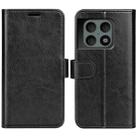 For  OnePlus 10 Pro 5G R64 Texture Single Horizontal Flip Phone Protective Case with Holder & Card Slots & Wallet& Photo Frame(Black) - 1