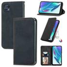 For Motorola Moto G50 5G Retro Skin Feel Magnetic Horizontal Flip Leather Case(Black) - 1