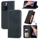 For Xiaomi Redmi Note 11 Pro China /11 Pro+ Retro Skin Feel Magnetic Horizontal Flip Leather Case(Black) - 1