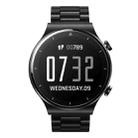 N58 IP67 1.28 inch Touch Color Screen Smart Watch(Stainless Steel Black) - 1