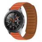 Silicone Magnetic Watch Band For Huawei GT 2 42mm(Orange Red) - 1
