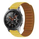 Silicone Magnetic Watch Band For Huawei GT 2 42mm(Yellow) - 1