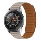 Silicone Magnetic Watch Band For Huawei GT 2 42mm(Khaki) - 1