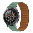 Silicone Magnetic Watch Band For Huawei GT 2 42mm(Pine Needle Green) - 1