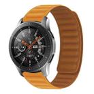 Silicone Magnetic Watch Band For Samsung Galaxy Watch 3 41MM R850(Orange Yellow) - 1