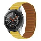 Silicone Magnetic Watch Band For Samsung Galaxy Watch 3 41MM R850(Yellow) - 1