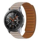 Silicone Magnetic Watch Band For Samsung Galaxy Watch 3 41MM R850(Khaki) - 1