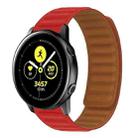 Silicone Magnetic Watch Band For Samsung Galaxy Watch Active(Red) - 1
