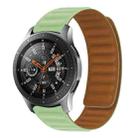 Silicone Magnetic Watch Band For Amazfit GTS 2 mini(Pine Flower Green) - 1