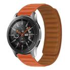 Silicone Magnetic Watch Band For Amazfit GTR 42MM(Orange Red) - 1