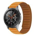 Silicone Magnetic Watch Band For Amazfit GTR 42MM(Orange Yellow) - 1
