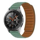 Silicone Magnetic Watch Band For Amazfit GTR 42MM(Pine Needle Green) - 1