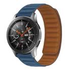 Silicone Magnetic Watch Band For Amazfit GTR 42MM(Dark Blue) - 1